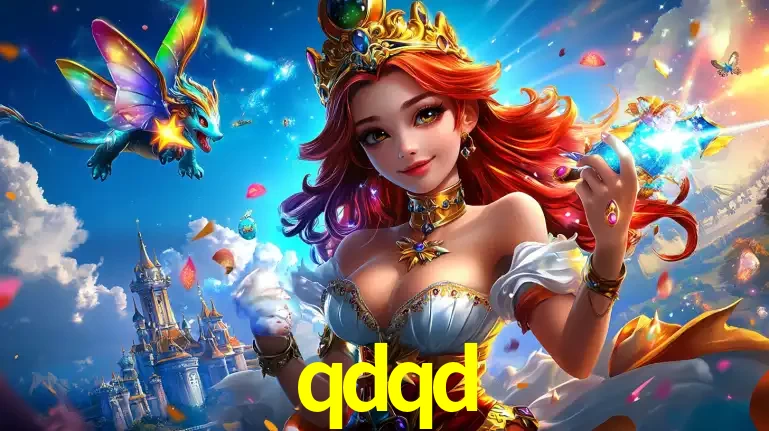 A princesa de um reino de fantasia mágico, com seu pequeno dragão, apresentando um mundo de prêmios encantados nos jogos de caça-níqueis do cassino qdqd.